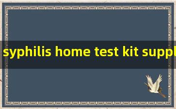 syphilis home test kit suppliers